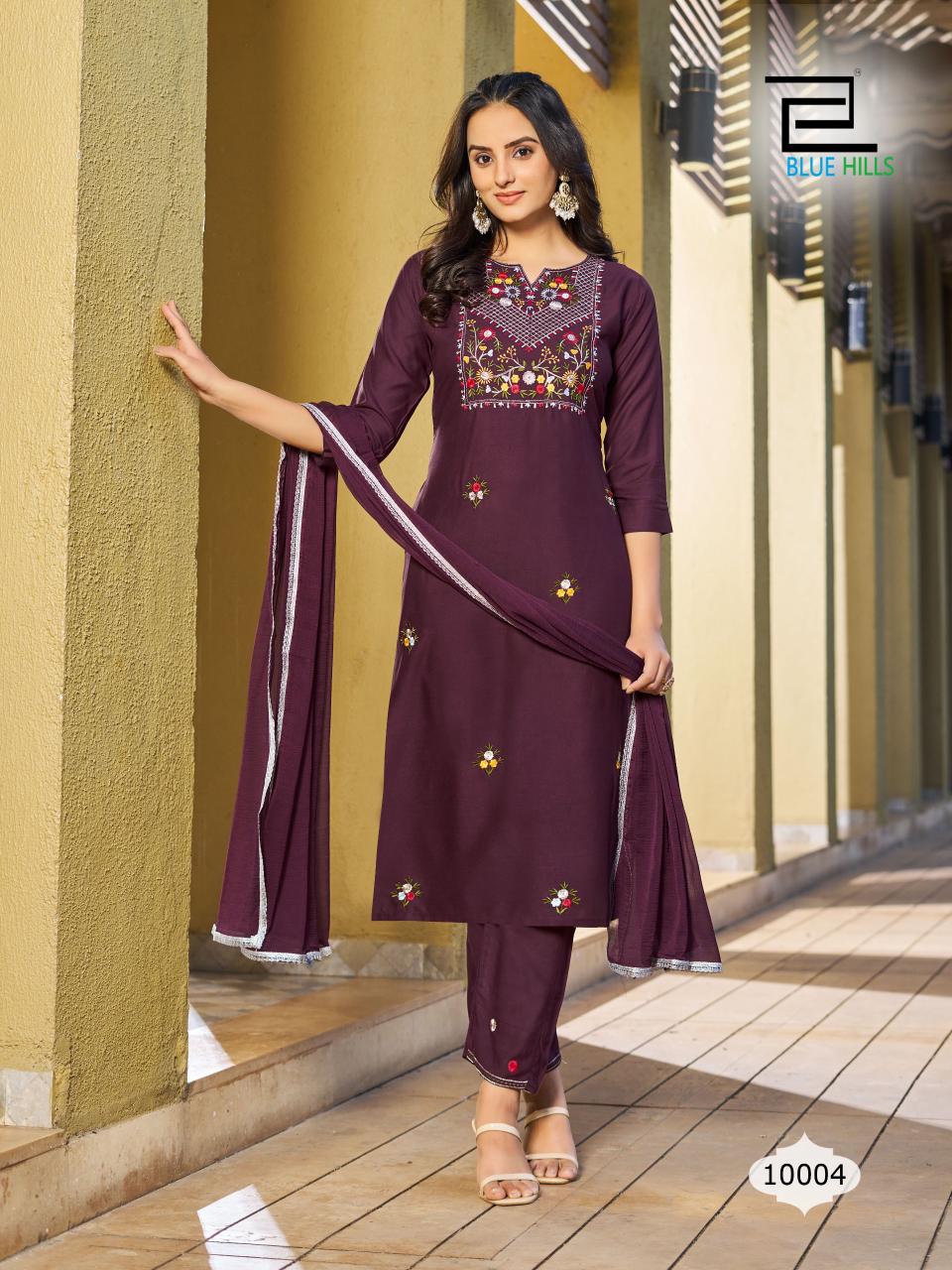 SUBAH DOUBLE COLOUR TUNIC- SET OF 2 – Naaz By Noor